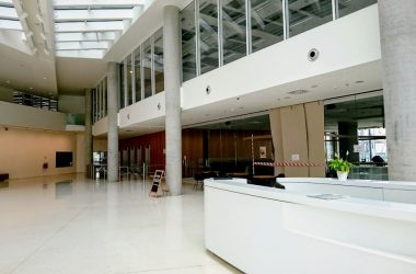 white building interior