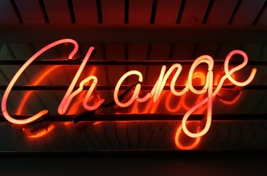 Change neon light signage