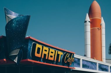 Orbit cafe signage