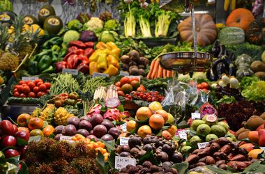 assorted fruits at the market
