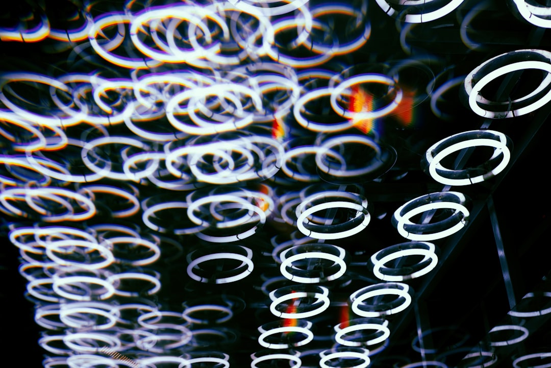 a close-up of a bunch of water drops