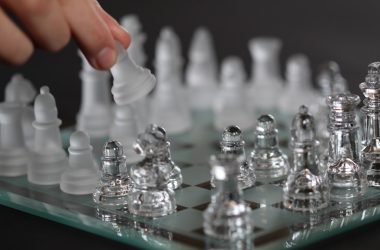 person playing chess