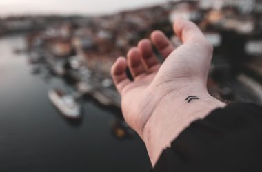 right human palm display
