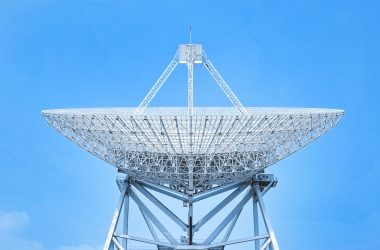 white satellite dish under blue sky during daytime