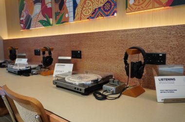 A room with a lot of different items on the table