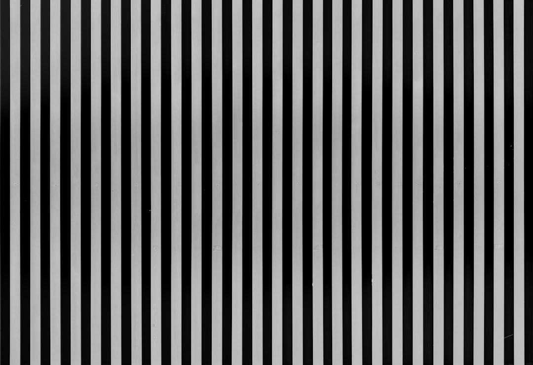 black and white striped pattern