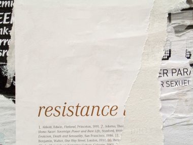 A piece of paper with words on it