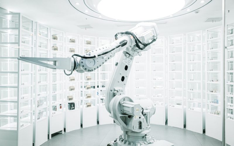 a room with many machines