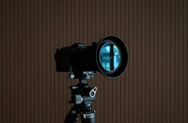 a camera on a tripod