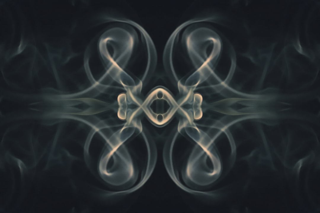 a picture of smoke with a black background
