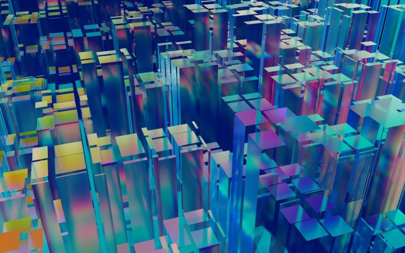 a group of colorful objects