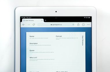 a white rectangular device with a screen