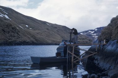 man on boat