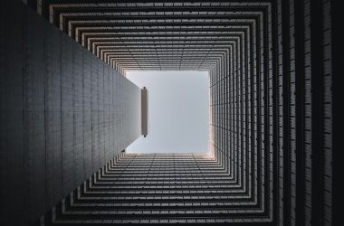 low-angle photo of high rise building