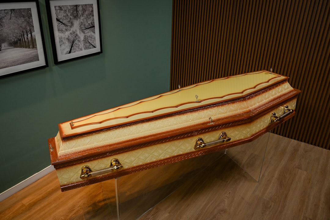 A piece of luggage sitting on top of a wooden floor